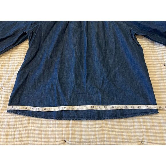 LOFT DENIM TOP - Picture 10 of 11